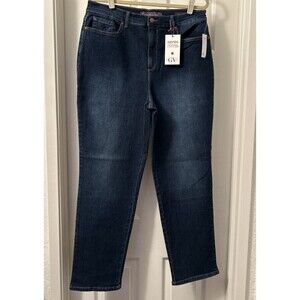 NEW Gloria Vanderbilt Amanda Slimming Jean Womens Madison Blue Denim Jeans 16
